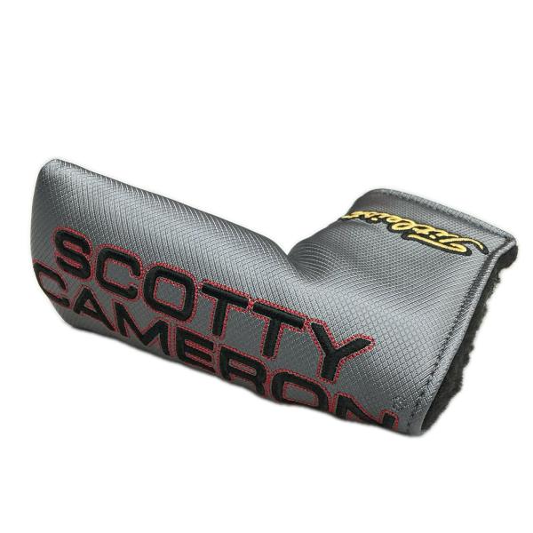 SCOTTY CAMERON スコッティキャメロン ピン型パター用ヘッドカバー  グレー パターカバー【中古】