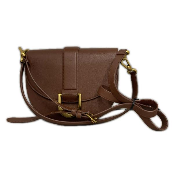 チャールズ＆キース CHARLES＆KEITH メンズ ショルダーバッグ ブラウン【中古】
