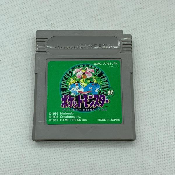 任天堂 ゲームボーイソフト ポケットモンスター 緑【中古】