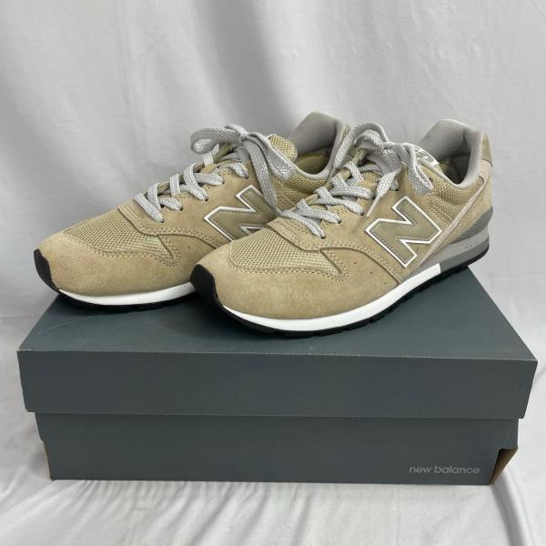 new balance スニーカー 26.0cm ベージュ CM996SHT【中古】
