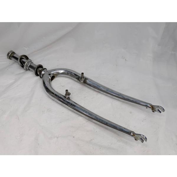 【中古】アルミリジットフォーク アプレビック APREBIC MTB 1インチスレッド クロモリ リジットフォーク