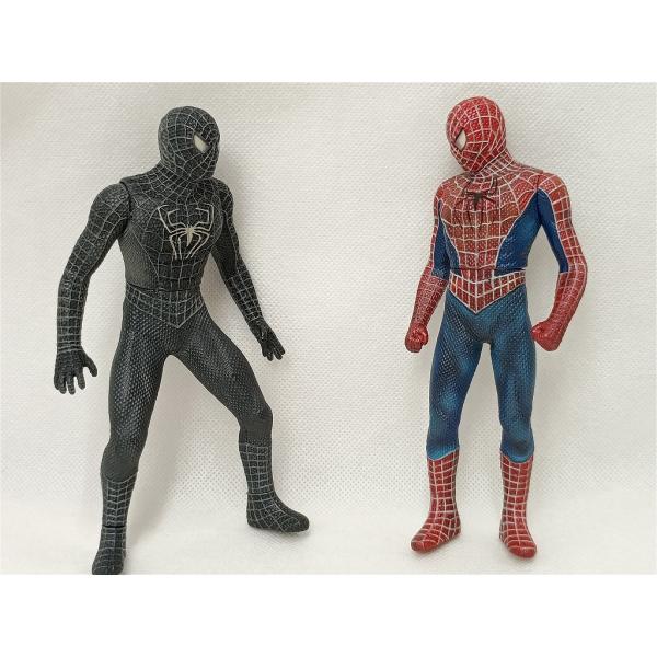 バンダイ BANDAI ソフビ魂 スパイダーマン＆ブラックスパイダーマン