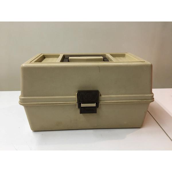 並品】MEIHO オールドタックルボックス ベージュ OWNER3000