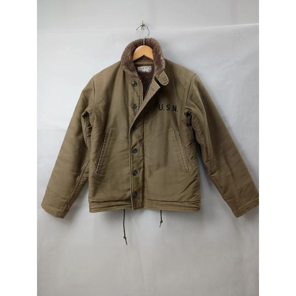 リアルマッコイズ　スエードジャケット ザ リアル マッコイズ The REAL McCOY'S 【並品】N1デッキ