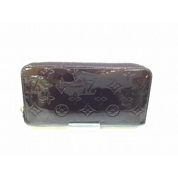 ルイヴィトン ヴェルニ ジッピーウォレット アマラント 長財布 M93522 ルイヴィトンジッピーウォレット 旧型 14125 アマラント