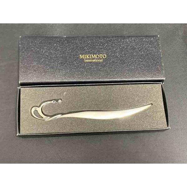 ミキモト MIKIMOTO しおり ブックマーカー レターオープナー