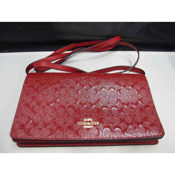 【美品】　コーチ　ショルダー　ウォレット　お財布ショルダー　2way 長財布 Amazon | [コーチ] ショルダーウォレット 長財布 シグネチャー