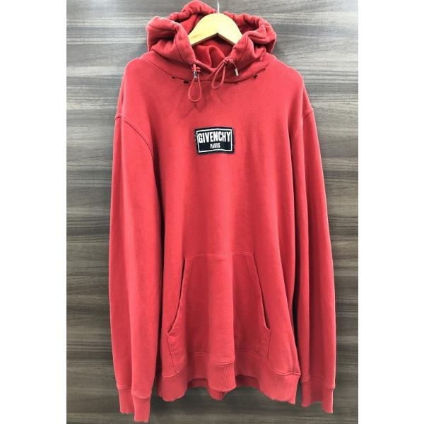ダメージパーカー ジバンシー GIVENCHY ダメージ加工 フード付き