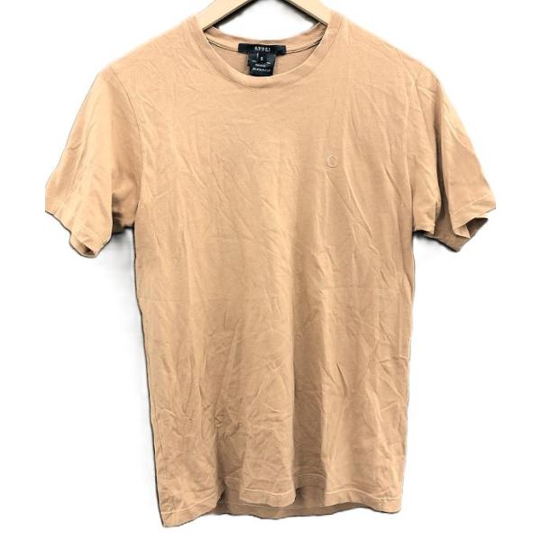 グッチ GUCCI コットンカットソー 刺繍Gロゴ半袖Tシャツ ベージュ