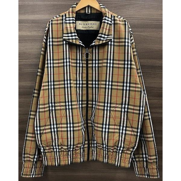 Burberry ジャケット Burberry Checked Reversible Bomber Jacket With Zipper, Size