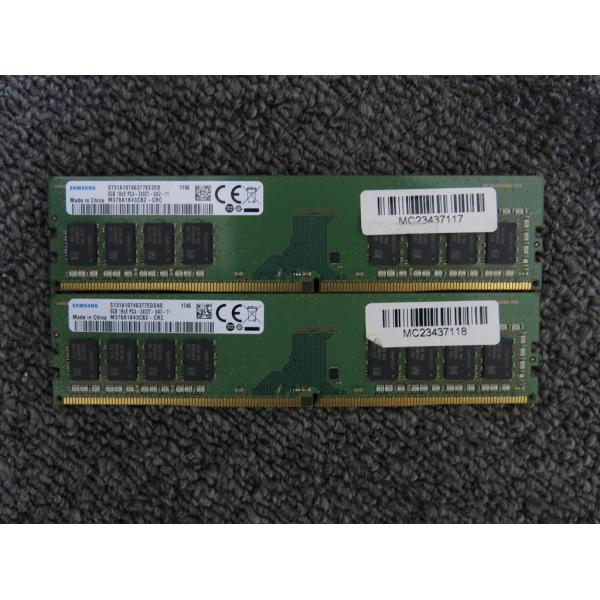 サムスン SAMSUNG DDR4 DIMM 16GB (8GB x 2枚組) M378A1K43CB2-CRC