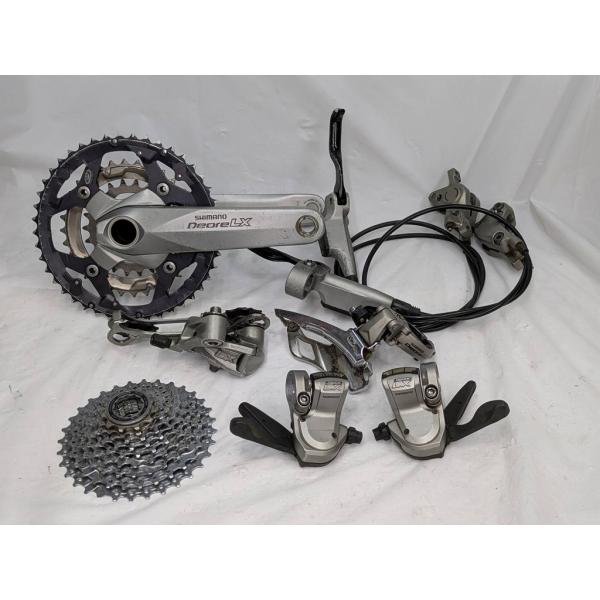 オールドシマノ　デオーレLX 3×８　コンポセット　 ペダル付　Shimano シマノ SHIMANO DEORE LX コンポーネントセット 【カウマン戸塚