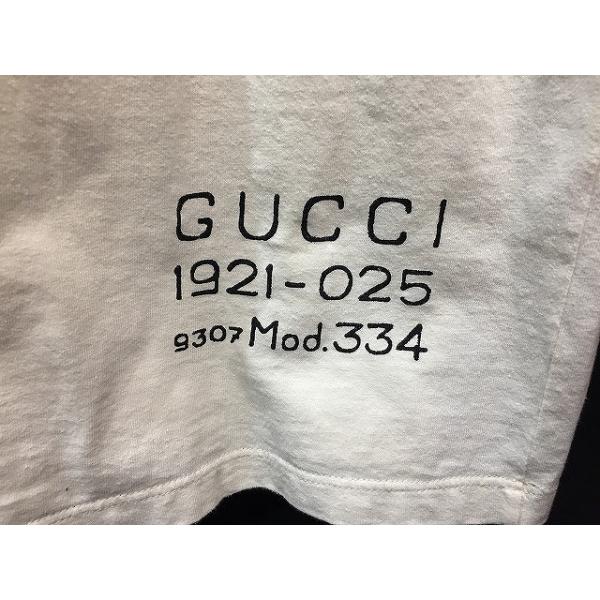グッチ GUCCI 1921-025 Tシャツ 生成色 夏 シンプル : ワットマン