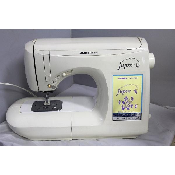 (本日終了します)JUKIコンピューターミシンHZL-009 整備品　文字模様 ジューキ JUKI コンピューターミシン[刺しゅう機付き] 通電OK/詳細未