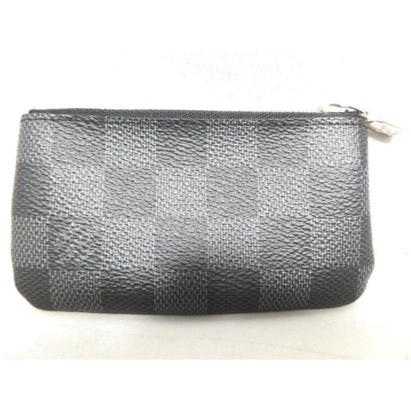 ルイヴィトン LOUIS VUITTON ポシェットクレ カードキーケース 黒 