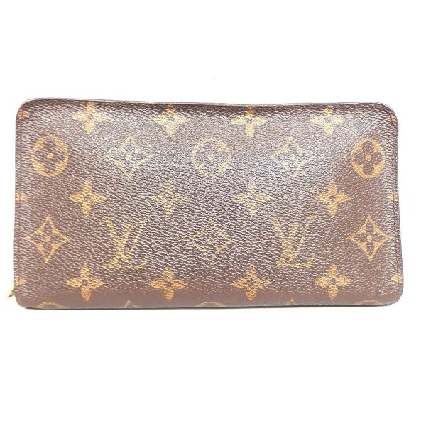 ルイヴィトン ダミエ ジッピーウォレット ポルトモネジップ 長財布 財布 茶色 ルイヴィトン LOUIS VUITTON ポルト・モネ・ジップ 長財布 茶色 M61727