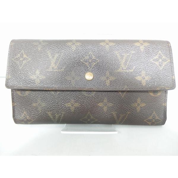 【良品】ルイヴィトン ポルトトレゾール インターナショナル モノグラム 財布 茶 良品 ルイヴィトン モノグラム ポルトモネ ビエ トレゾール 財布 L字