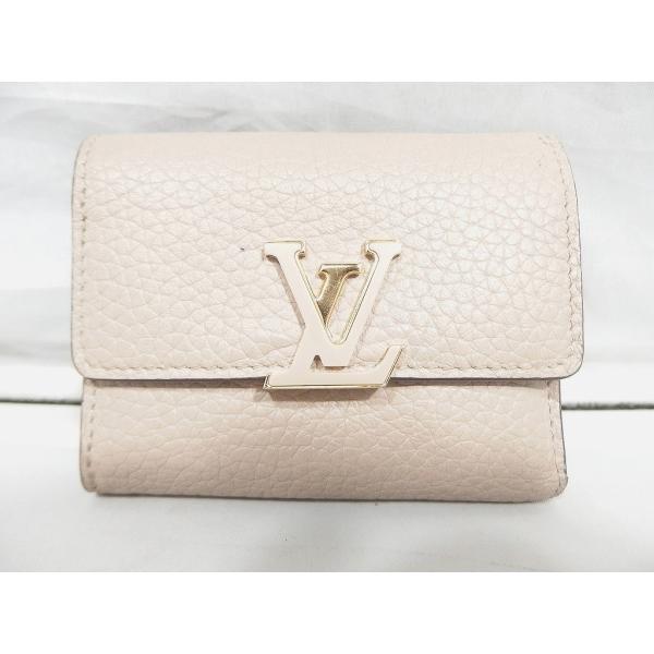 Louis Vuitton カプシーヌ　ポルトフォイユ　二つ折り財布 ベージュ ルイヴィトン LOUIS VUITTON ポルトフォイユ・カプシーヌ