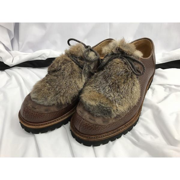 未使用HenderSchemeskmエンダースキーマエスキモーファーシューズ23 エンダースキーマ Hender Scheme ラビットファーシューズ skm