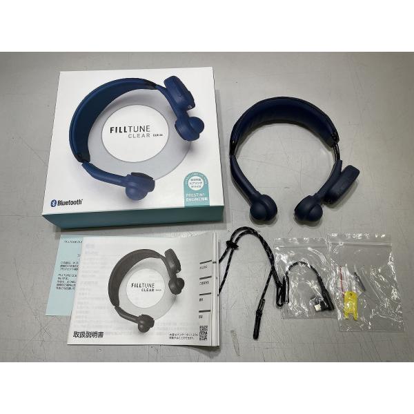 FILLTUNE CLEAR 骨伝導イヤホン ブルー CLR-25 FILLTUNE CLEAR 骨伝導イヤホン ブルー 【公式通販】