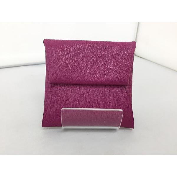 エルメス HERMES バスティア コインケース / 小銭入れ ピンク