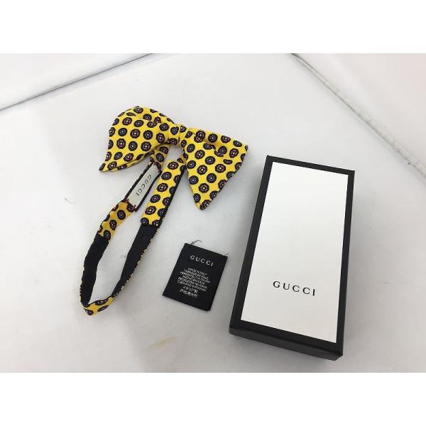 グッチ GUCCI 蝶ネクタイ イエロー : ワットマン Yahoo!ショッピング店