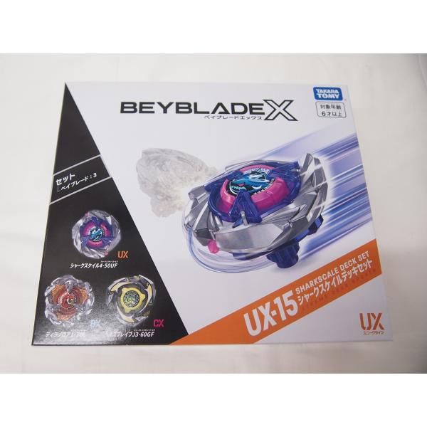 未使用】 タカラトミー ベイブレードX UX-15 シャークスケイルデッキ