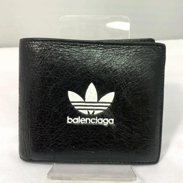 レアコラボ　BALENCIAGA✖️adidas 三つ折り財布　新品未使用品 ギフトレシート付☆BALENCIAGA × adidas 三つ折り財布 - メルカリ