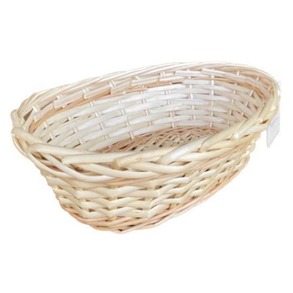 お値下げ:柳かご 布付き ハンドル付き 柳バスケット かご ピクニックバスケット