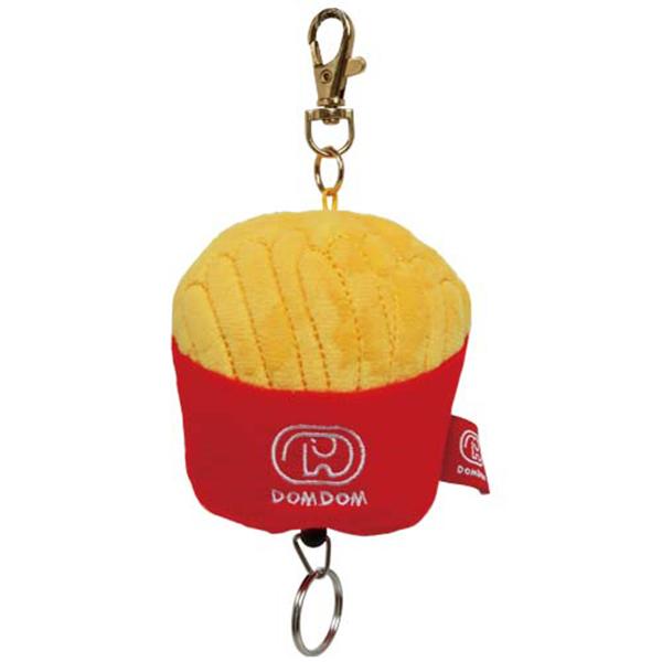キーホルダー リール付 キーリール チャーム ドムドムポテト 217941
