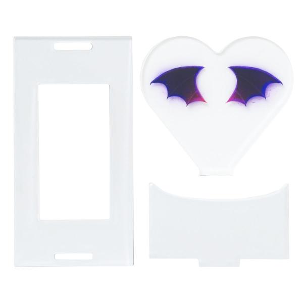 アクリルスタンド アクスタ 背景付きぬいぐるみスタンド 悪魔の羽柄 俵