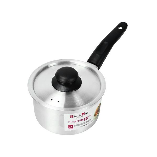 片手鍋 アルミパン ミルクパン マルチパン K.Mアルミ片手鍋 15cm