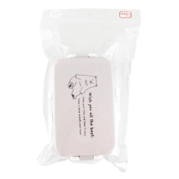 仕切り付き 容量：約600mL【材質】本体・留め具・仕切り/ポリプロピレン,フタ/ポリプロピレン,シリコーンゴム【JAN】4535792425398【パッケージサイズ】260×150×60mm【関連キーワード】