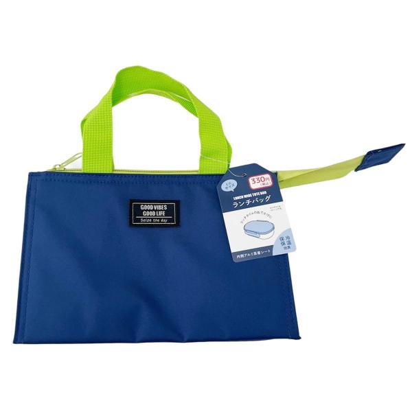 ランチタイムのおでかけに【サイズ】約縦14cmx横22cmxマチ14cm【材質】本体/ポリエステル、裏面塩化ビニル樹脂コーティング、裏面/発泡ポリエチレン、アルミ蒸着シート【JAN】4535792429778【パッケージサイズ】140×21...