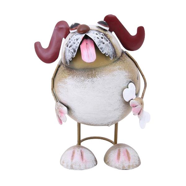 【アイテム説明】グリーンの横や、窓辺や玄関先などのちょっとしたオブジェに。ゆらゆら揺れるアニマルオブジェです。【サイズ】 幅120mm　奥行き110mm　高さ180mm【材質】スチール【JAN】4953980286185【パッケージサイズ】...