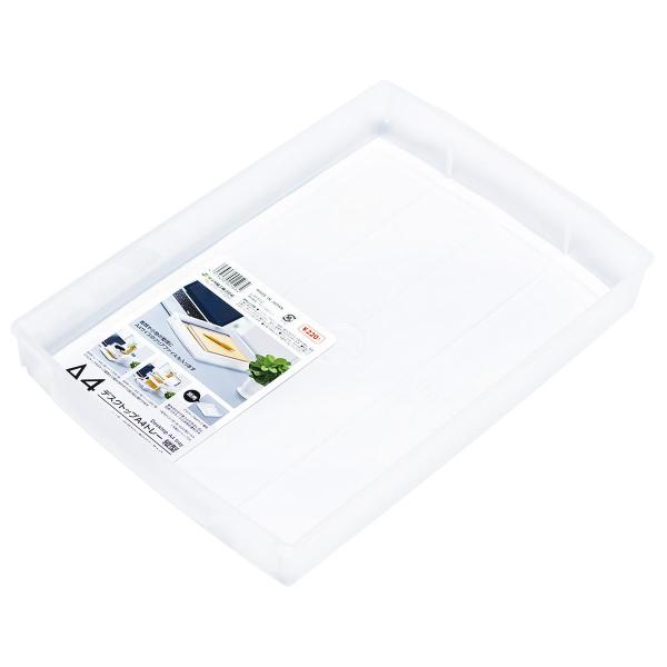 書類整理に最適なA4サイズのトレー。A4ファイルやA4サイズの書類が収納できる。卓上の書類やパソコン周りの小物をスッキリ整理できる。別売りのデスクトップA4ラック縦型と併せて使用可能。【材質】ポリプロピレン【JAN】497343002503...