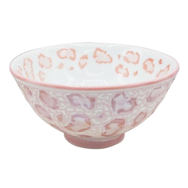 ラスター飯碗 ヒョウ柄PK 371148 : ワッツオンライン - 通販 - Yahoo