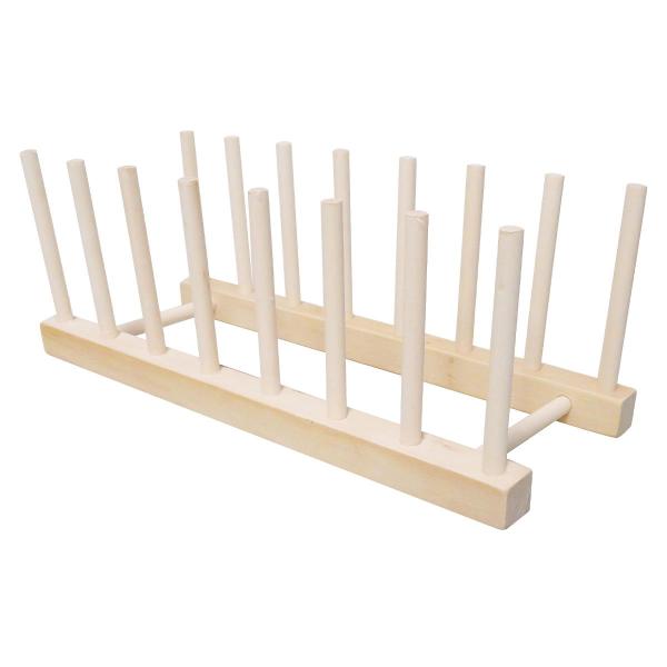 木製のディッシュスタンドです。【サイズ】組み立てサイズ約110×270×100mm【材質】天然木【JAN】4977794173912【パッケージサイズ】135×295×20mm【関連キーワード】