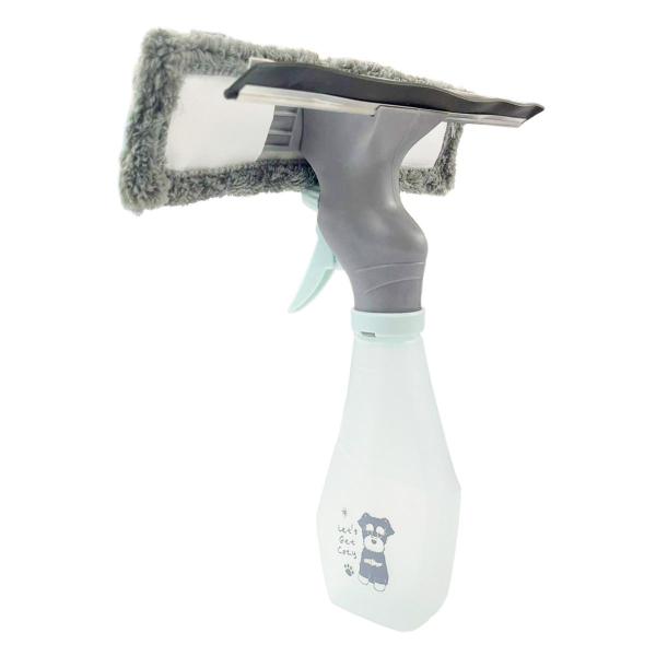 洗剤ボトルにワイパーとモップをセットできるから、持ち変える必要が無くラクラクお掃除。セット内容(1)モップ(2)スクイージー(3)ボトル【サイズ】モップ／約H60×W250×D10mmスクイージー／約H20×W245×D5mmスプレーボトル...