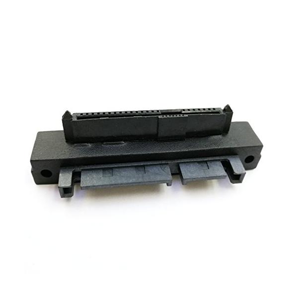 直角90度SFF-8482 SAS 22ピン/7ピン+ 15ピンSATAハードディスクドライブRAIDアダプタ (SATA - SAS 90度コネクタ