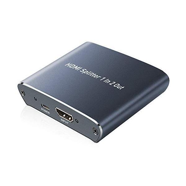 HDMI 分配器 スプリッター 1入力2出力 4K HDMI スプリッター2画面同時出力 4K 3D 1080P 対応 PS4 HDTV DVD Xb