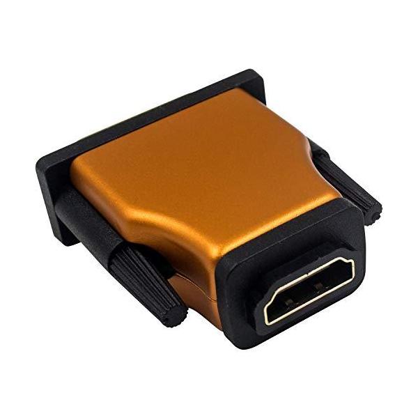 Duttek DVI - HDMIアダプター HDMI-DVIアダプター HDMIメス-DVIオスコンバーター 金メッキ1080PフルHDコンバーター