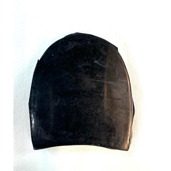 製靴材料　婦人用ゴムヒール（F20カッターヒール）黒色　厚さ20ｍｍ　小サイズ巾5.2長さ6.1cm中サイズ巾5.8長さ6.3cm大サイズ巾5.9長さ6.6ｃｍ1足セットになります。在庫限りにつき、アウトレット価格にて販売します。修理・製作...