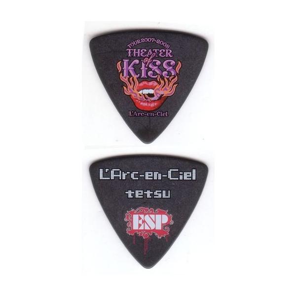 ESP L'Arc-en-Ciel tetsu TOUR 2007-2008 THEATER of KISS PICK (BK)yONLINE STOREz
