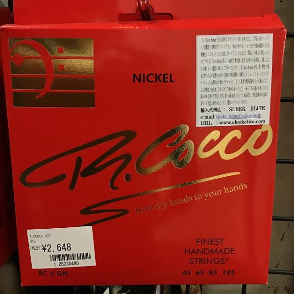 リチャードココ　ベース弦　RC4GN　R.COCCO RICHARD COCCO STRINGS RC4GN R.COCCO リチャード・ココ ベース