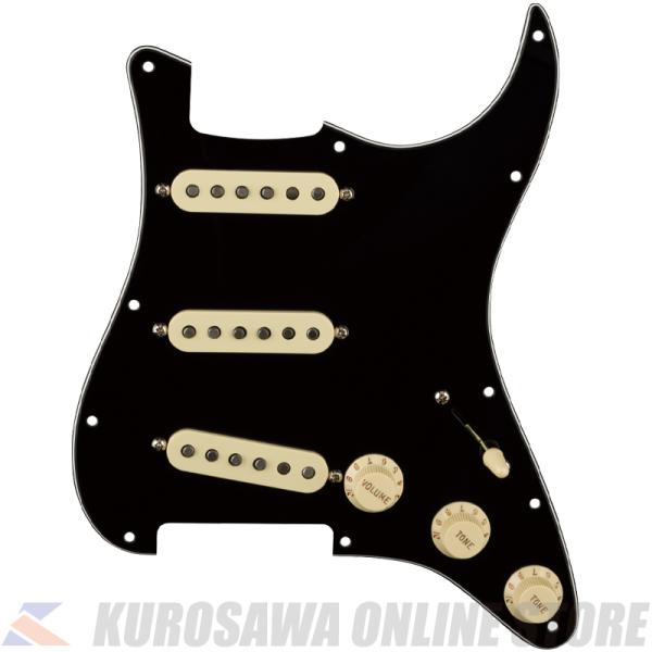 Fender Pre-Wired Strat Pickguard, Original '57/'62 SSS, Black 11 Hole PG (\t)yONLINE STOREz