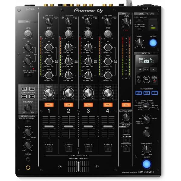 Pioneer DJ DJM-750MK2 4ch �p�t�H�[�}���X DJ�~�L�T�[ (���\���t��) �yONLINE STORE�z