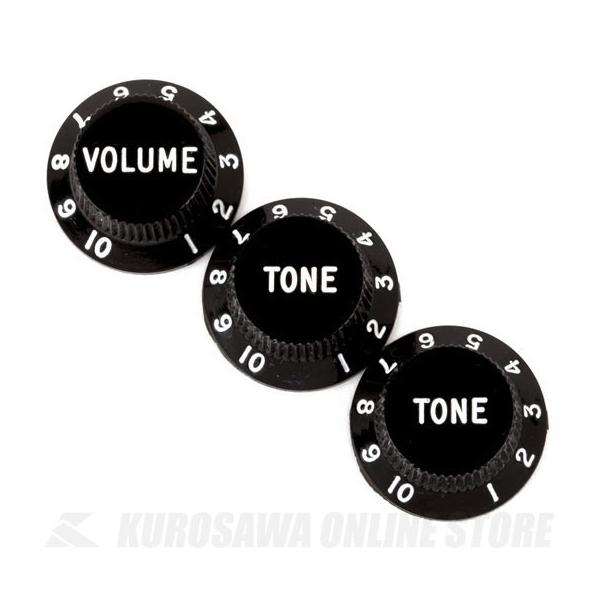 Fender [No.0991365000] Stratocaster Knobs (Black) (mu)y\tz yONLINE STOREz