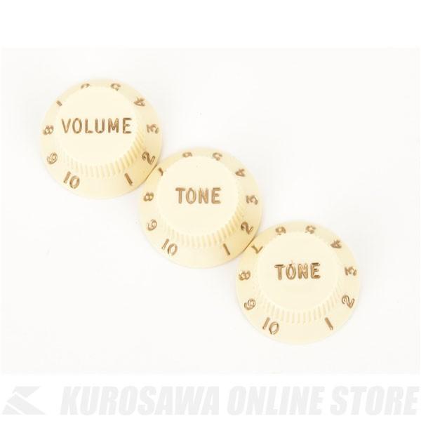 Fender [No.0991369000] Stratocaster Knobs (Aged White) (mu)y\tz yONLINE STOREz