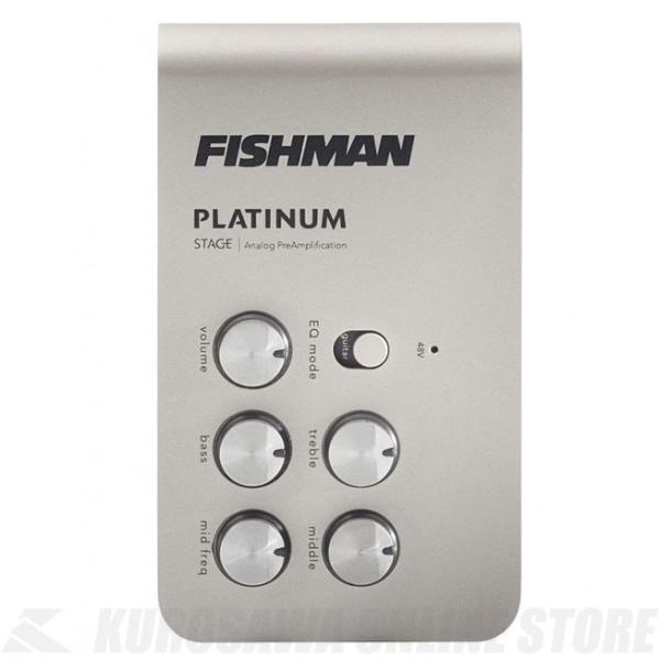 《期間限定！ポイントアップ！》Fishman Platinum Stage EQ/DI Analog Preamp [PRO-PLT-301] (アコースティックギター用プリアンプ/DI)